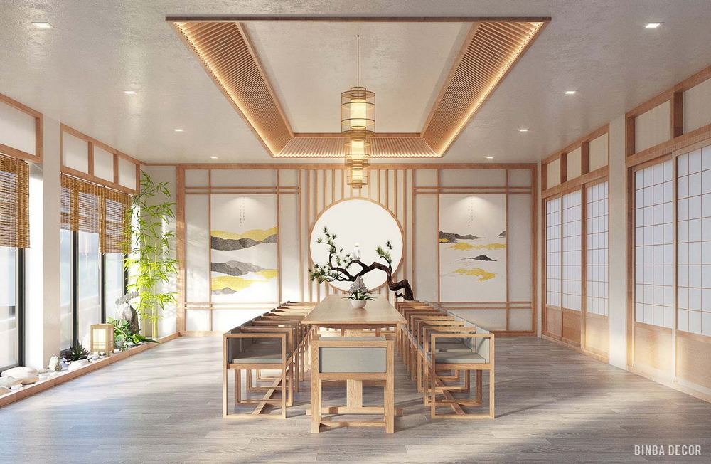 Mẫu thiết kế quán cafe Nhật