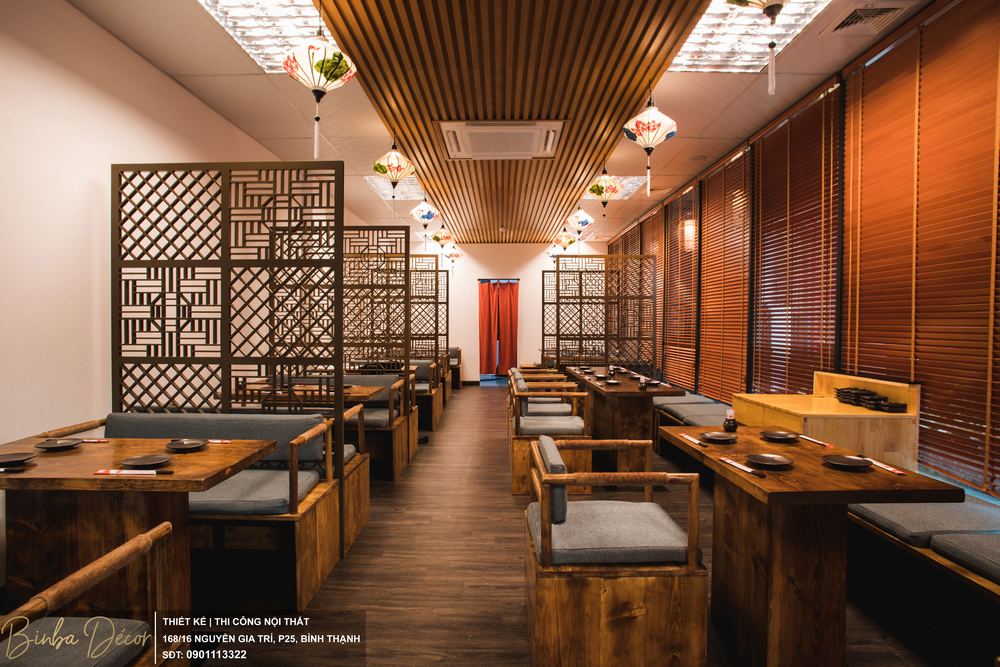 Mẫu thiết kế nhà hàng Nhật