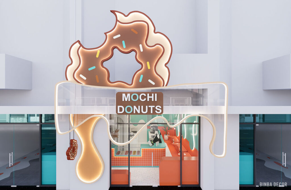 Tiệm bánh mochi donuts